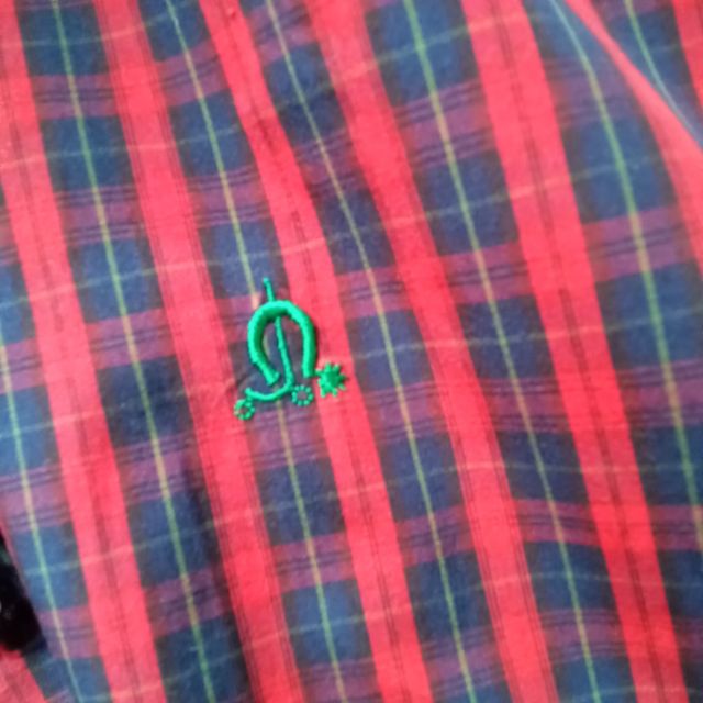 Camisa El Caballo | cuadros rojo,azul y verde