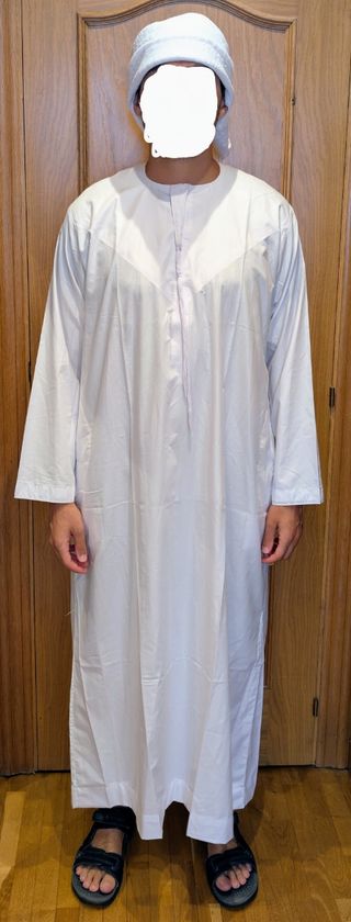 Kandura blanca Emiratos - Ropa tradicional