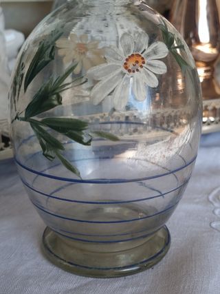 Vaso Art Deco Dipinto a Mano