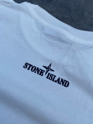 Camiseta Stone Island blanca