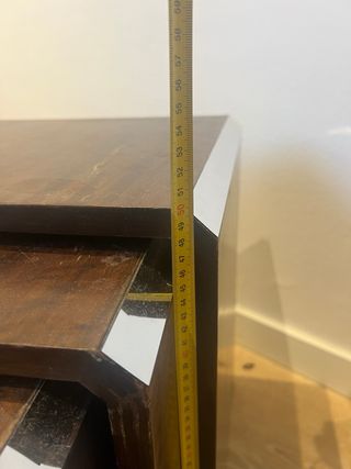 Mesitas nido de madera - 3 uds