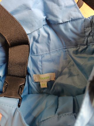 Pantalones nieve niño azul