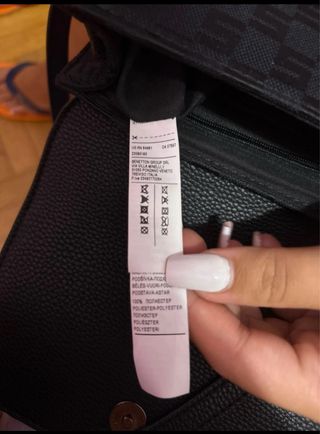 Mini borsa Sisley nera