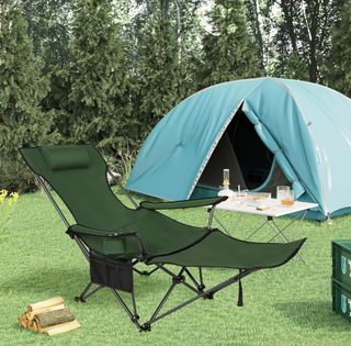 2 Sillas Camping Plegables - Tumbonas