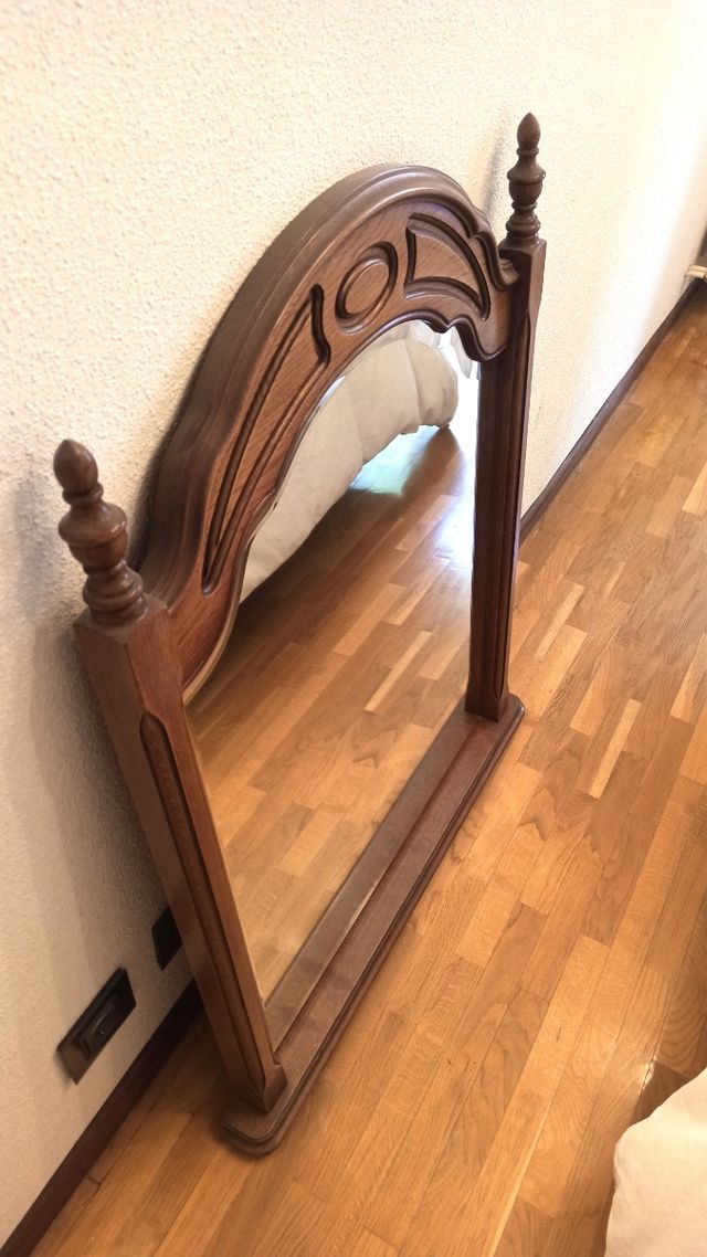 Espejo madera nogal nacional