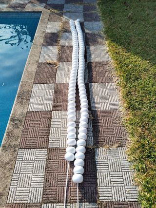 Corchera piscina - 90 bolas, 4 metros