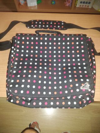 Bolso Roxy estampado de puntos multicolor