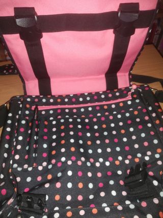 Bolso Roxy estampado de puntos multicolor
