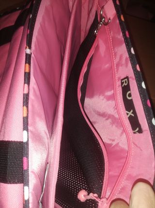 Bolso Roxy estampado de puntos multicolor