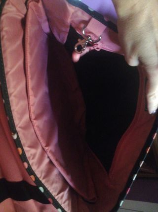 Bolso Roxy estampado de puntos multicolor