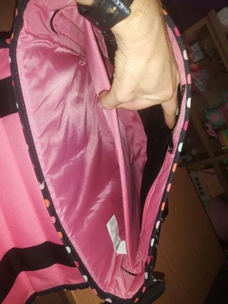 Bolso Roxy estampado de puntos multicolor