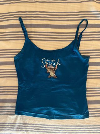 Camiseta azul Stitch