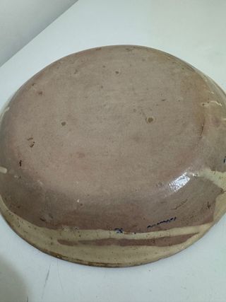 Piatto maiolica siciliana antica 36cm