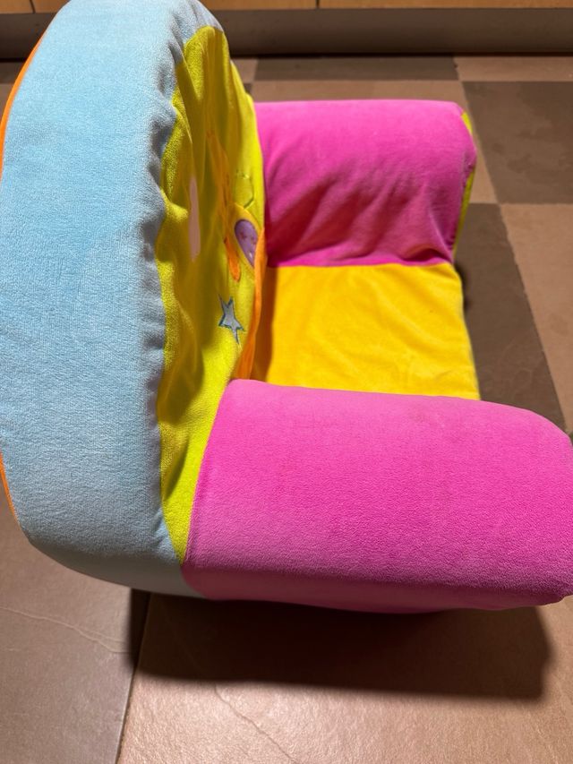 Sillón infantil colorido
