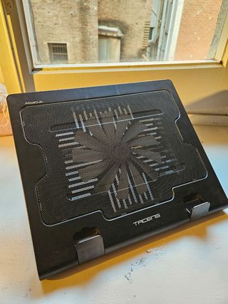 Teclado + Ratón + Base portátil con ventilador