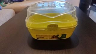 Transportín hámster amarillo