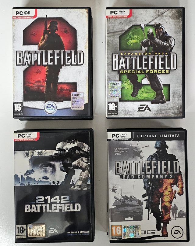 Giochi Battlefield PC - collection 4 titoli