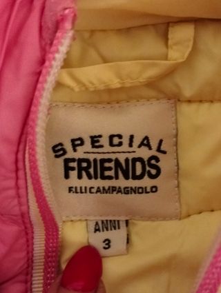 Giubbino rosa bimba Special Friends