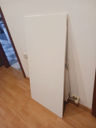 Mesa plegable blanca 121x60cm