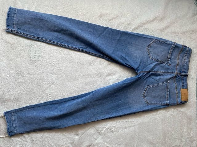 Vaqueros niña tiro alto