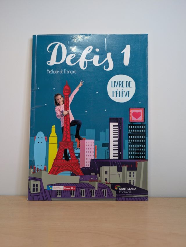 Libro de Francés Santillana Forrado Sin Apuntes