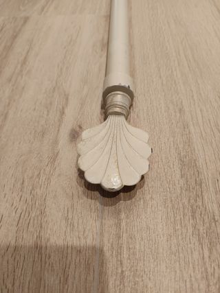 Barras cortina metal beige (2 unidades)