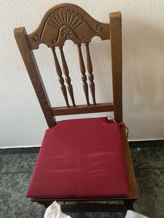 Mesa Comedor Rústica + 6 Sillas