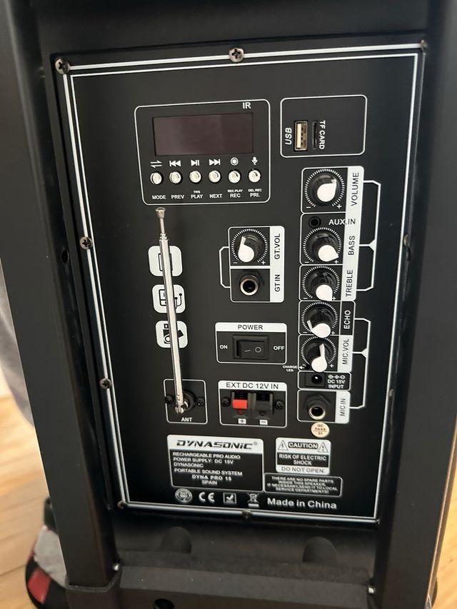 BLACKFRIDAY!! Altavoz Portatil Dynapro 15 pulgadas