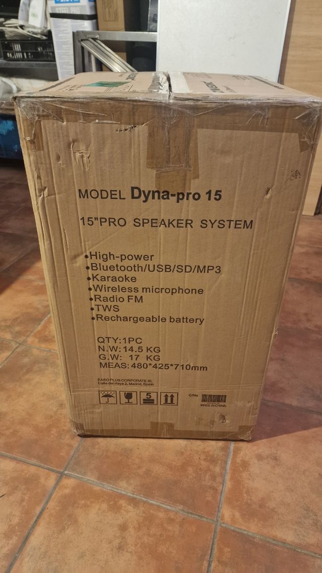 BLACKFRIDAY!! Altavoz Portatil Dynapro 15 pulgadas