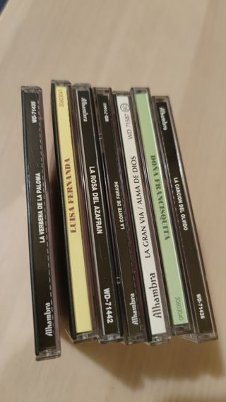 7 CDs Zarzuela: ¡Como nuevos!