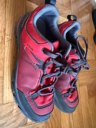 Zapatos niña rojos y negros