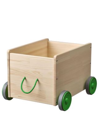 Caja juguetes IKEA - Madera, verde
