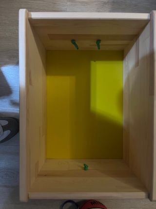 Caja juguetes IKEA - Madera, verde