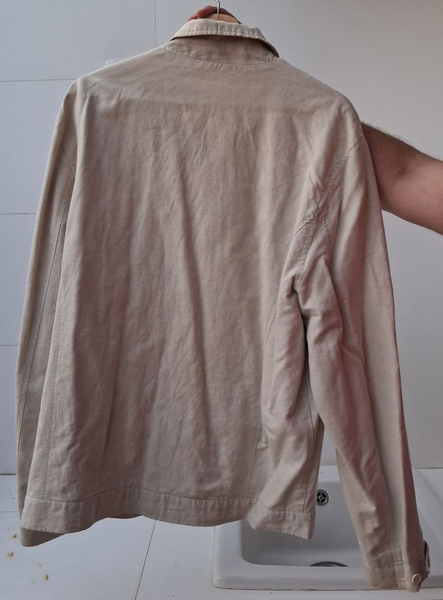 Chaqueta Springfield lino beige