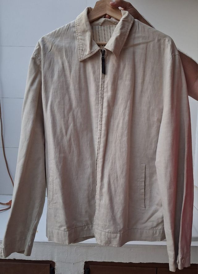 Chaqueta Springfield lino beige