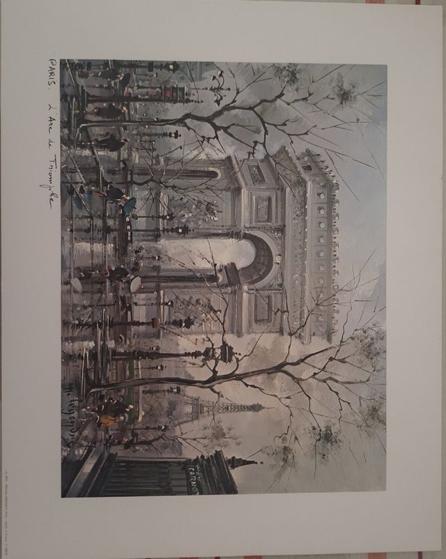 Lámina París: Arco del Triunfo