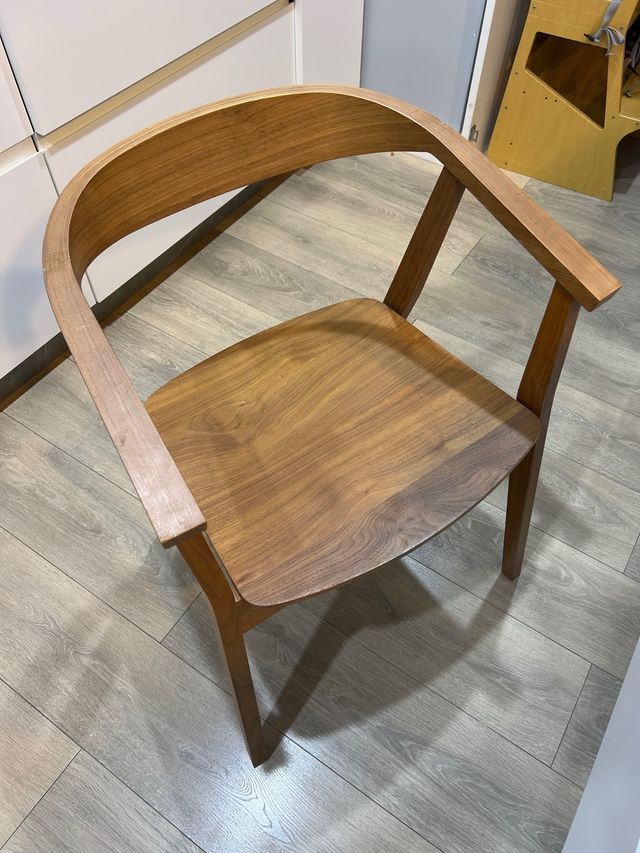 6 Sillas comedor madera diseño moderno