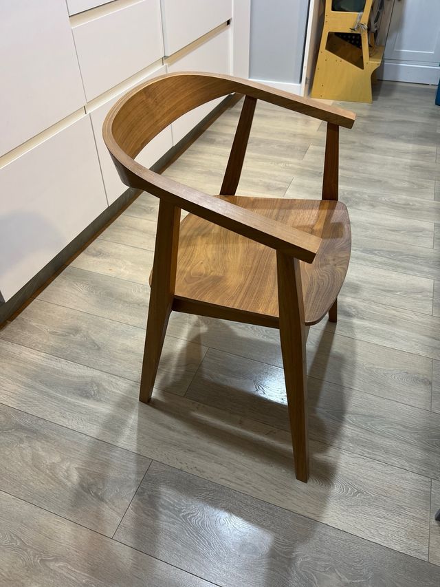 6 Sillas comedor madera diseño moderno