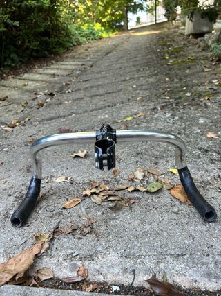 Manillar Fixie con potencia estilo ciclismo 