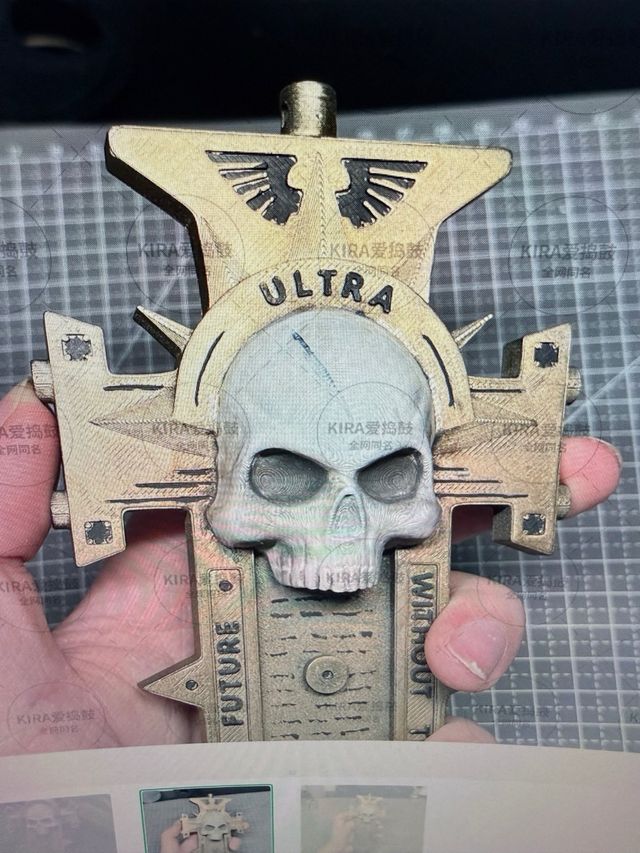 Adorno escuadrón Calavera Ultramarines Warhammer