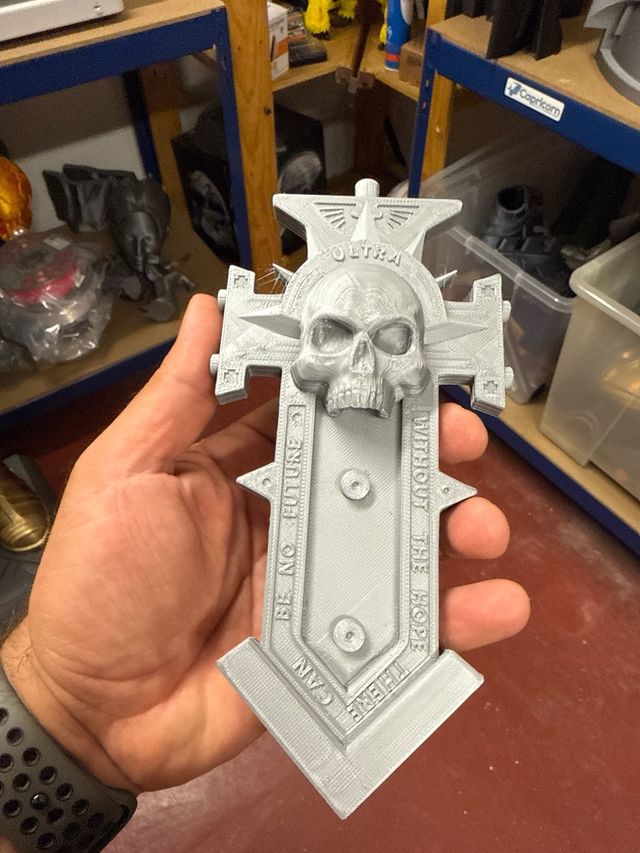 Adorno escuadrón Calavera Ultramarines Warhammer