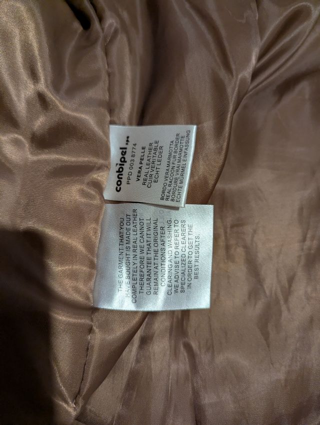 Giacca donna Conbipel in pelle di camoscio