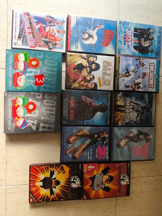 Lote de 45 Películas Blu-ray + muchos dvd's regalo