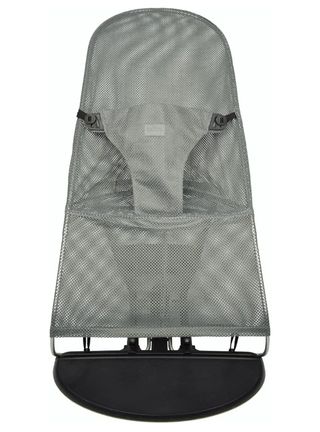 Hamaca BabyBjörn Bliss Rosa + funda gris de verano