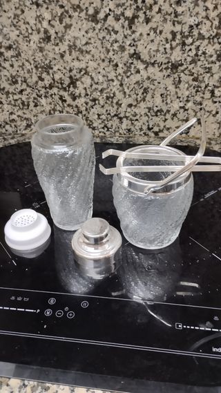 Coctelera y cubitera vintage