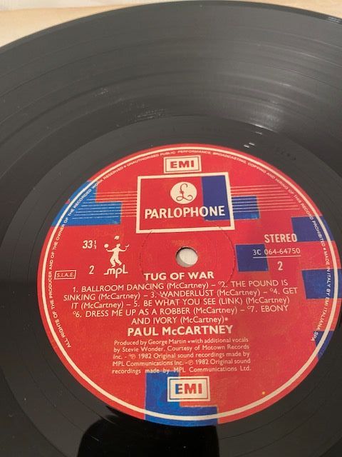 Vinile McCartney - Tug of War