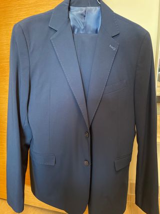 Traje azul hombre - chaqueta. T 54