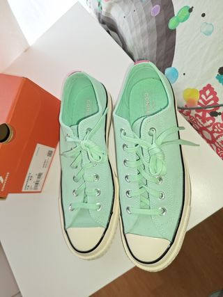 Converse Chuck Taylor 70 OX - turquesa y rosa T41