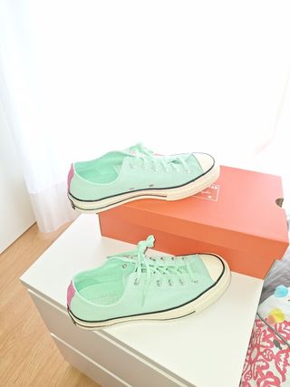 Converse Chuck Taylor 70 OX - turquesa y rosa T41