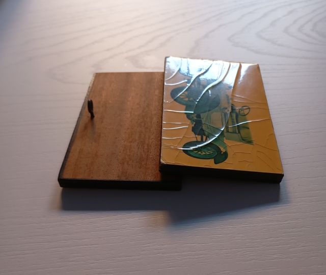 2 Mini cuadros coches antiguos